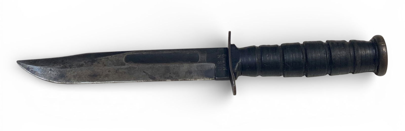 WWII USN Mark 2 Knife by Camillus, N.Y. with Correct USN MK.2 Scabbard - 2