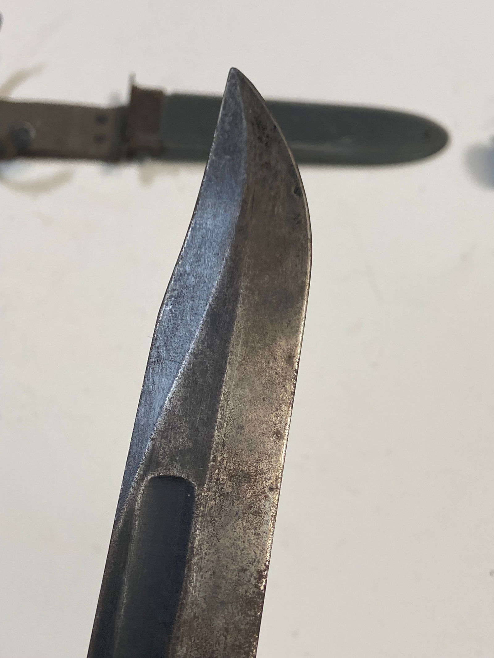 WWII USN Mark 2 Knife by Camillus, N.Y. with Correct USN MK.2 Scabbard - 3