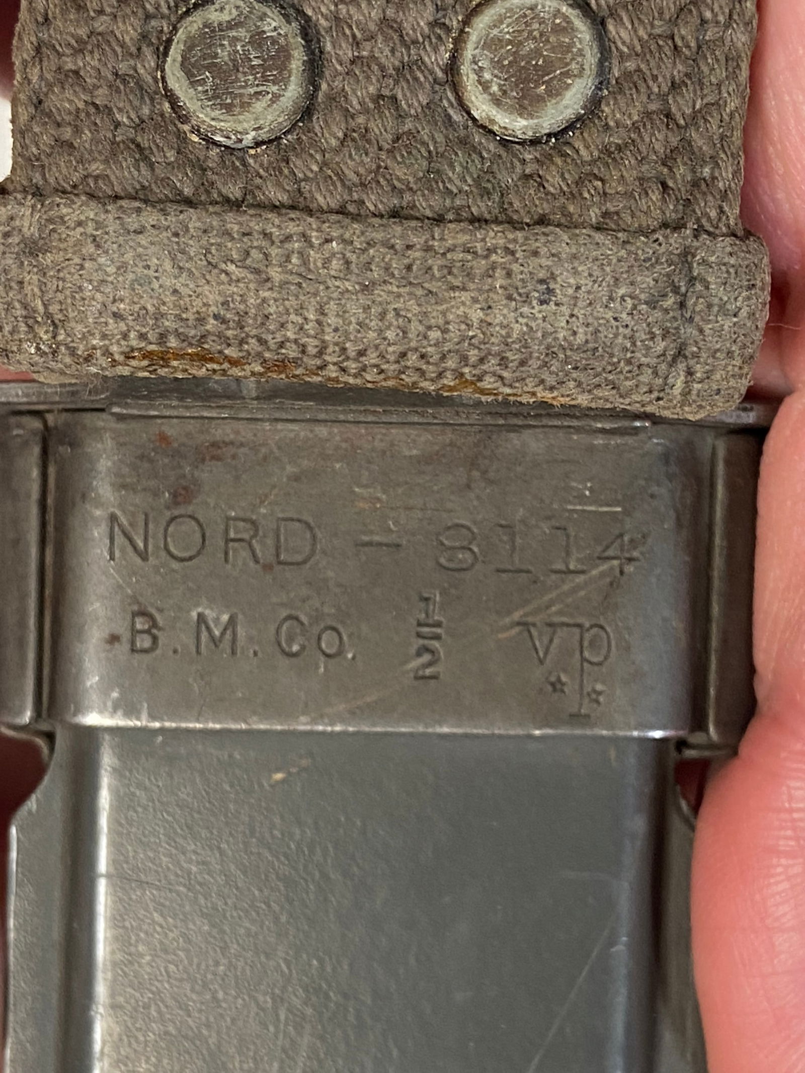 WWII USN Mark 1 RH 35 Fighting Knife by PAL with Correct USN MK 1 Scabbard - 9