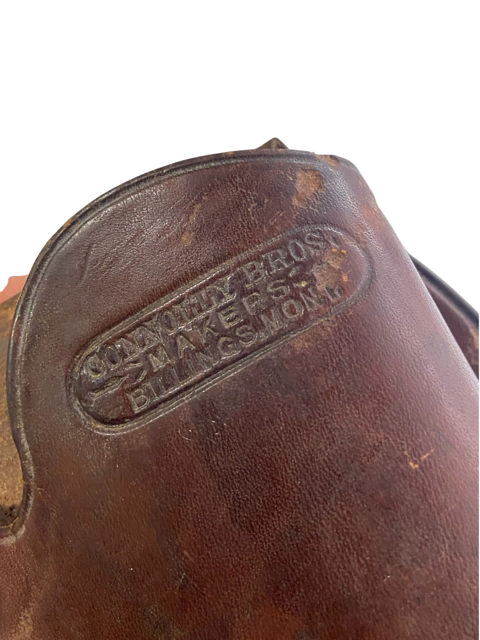 Rare Antique Connolly Bros Makers Billings Montana 6” Revolver Holster - 3