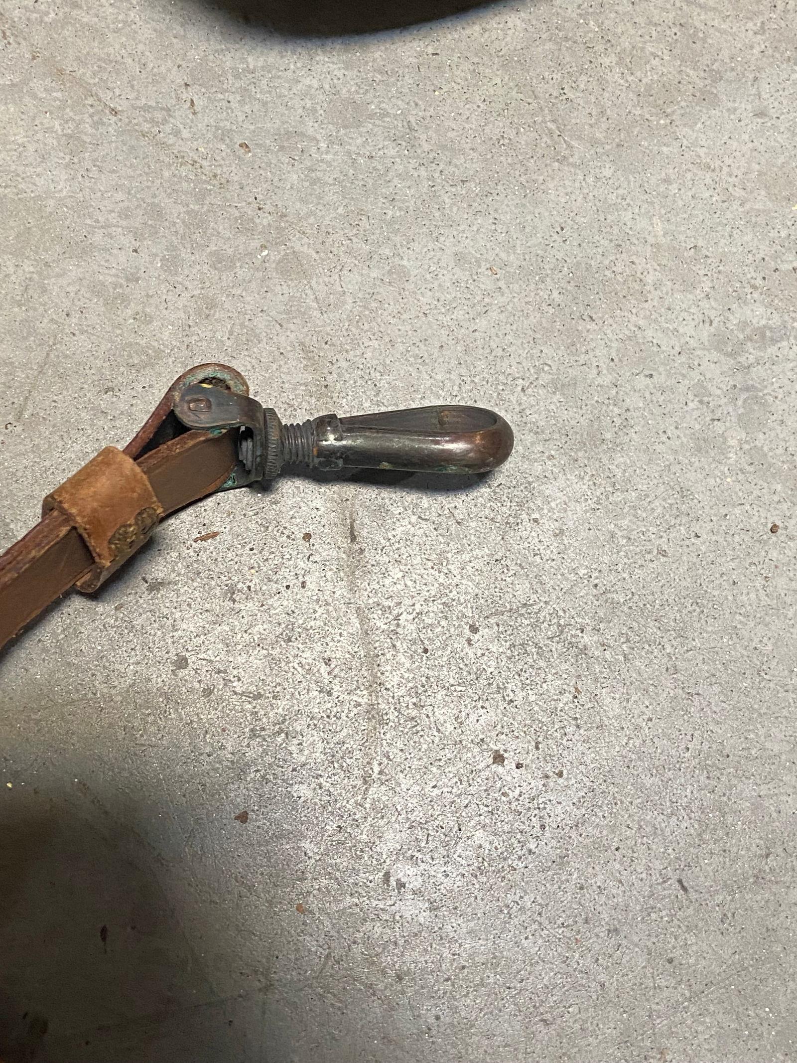 Sam Brown Belt and Antique Leather Sword Hanging Belts (Collectible) - 7