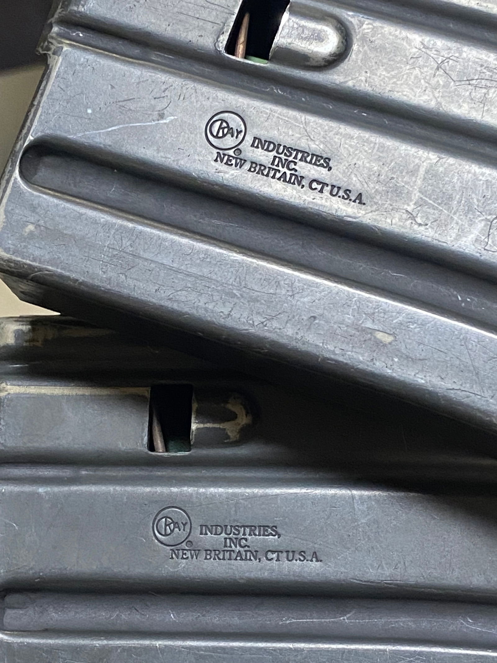 (2) Okay Industries AR-15/M16 30rd. Magazines - 3