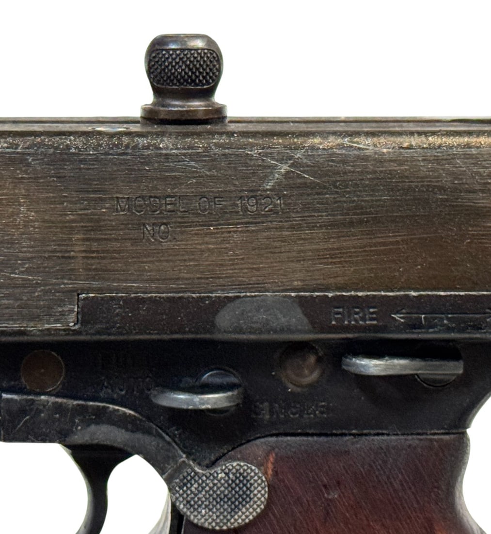 Rare Early Thompson Submachine Gun Model 1921 By MGC Modelgun Corp. Tokyo Japan-Full Size w/ Sling - 4