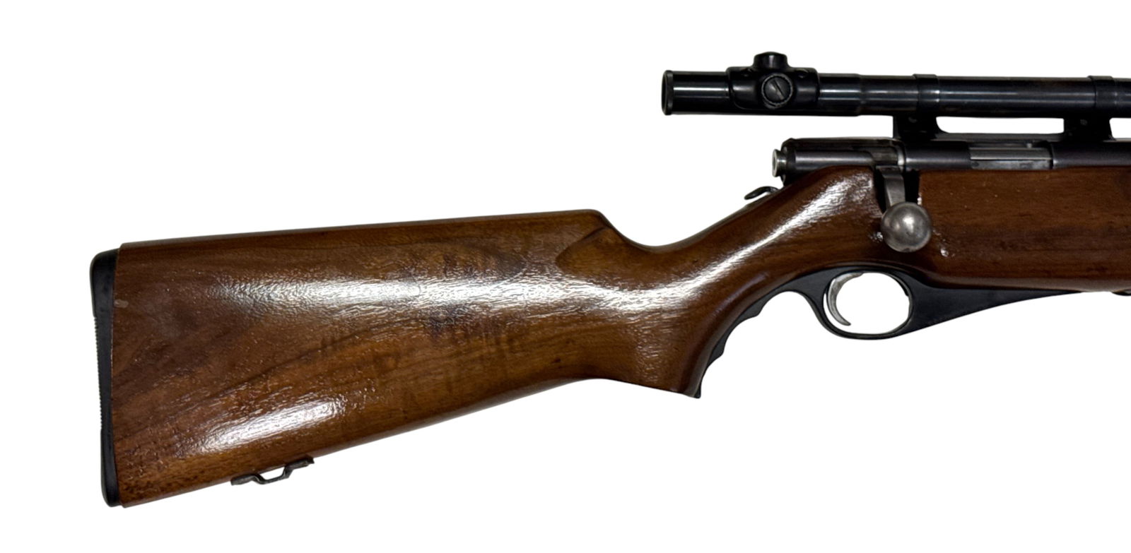 Mossberg Model 46B .22 S-L-LR Bolt Action Rifle w/ an Original Mossberg M4D Four Power Scope - 11