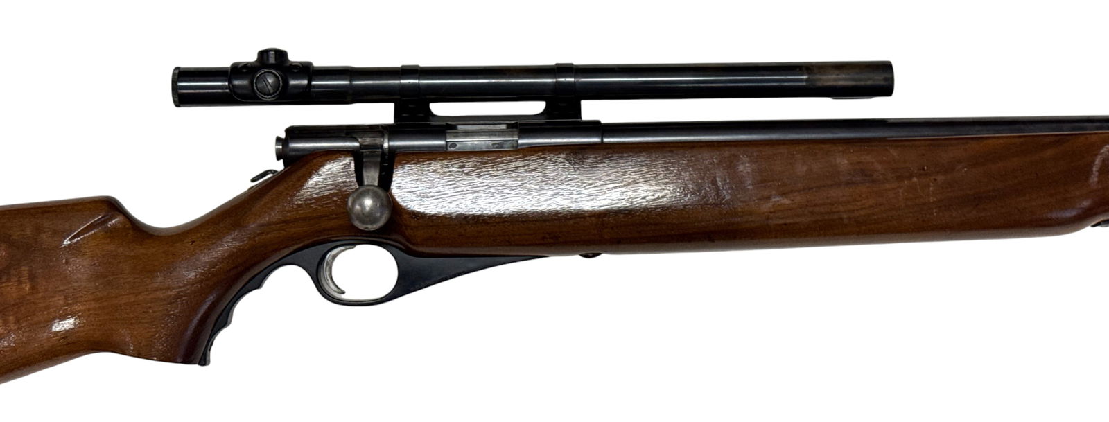 Mossberg Model 46B .22 S-L-LR Bolt Action Rifle w/ an Original Mossberg M4D Four Power Scope - 12