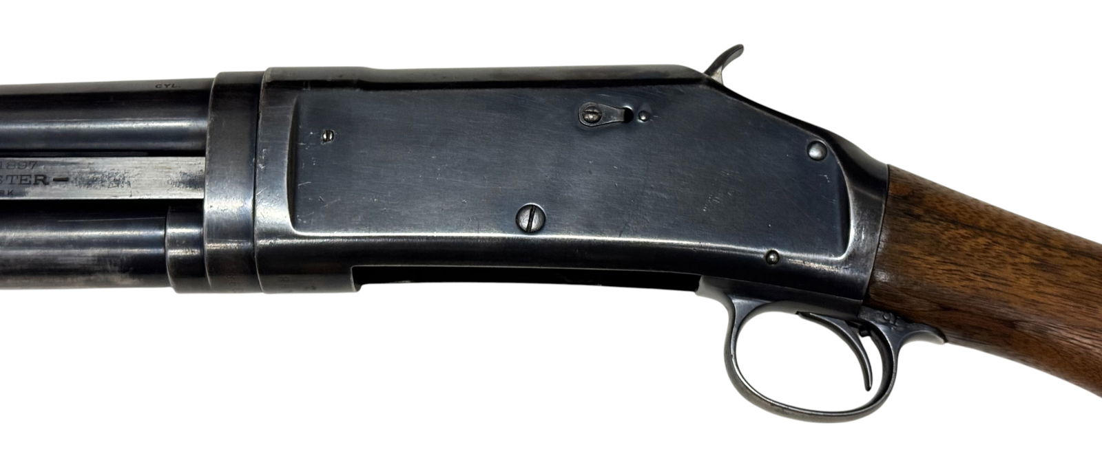 1904 Winchester Model 1897 12 GA. Pump Action Slamfire Shotgun - 5