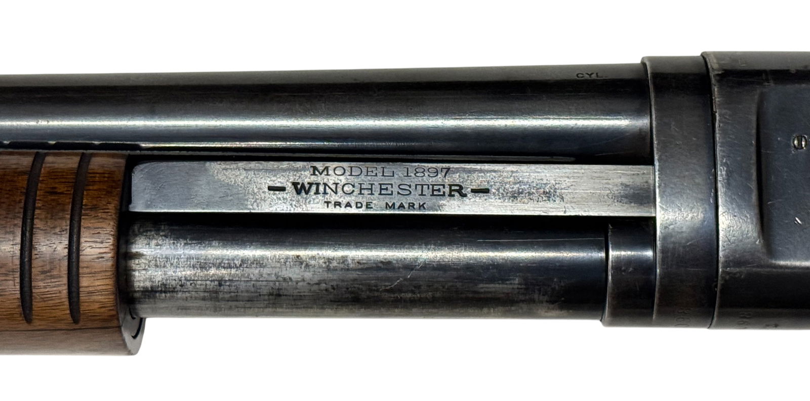 1904 Winchester Model 1897 12 GA. Pump Action Slamfire Shotgun - 6