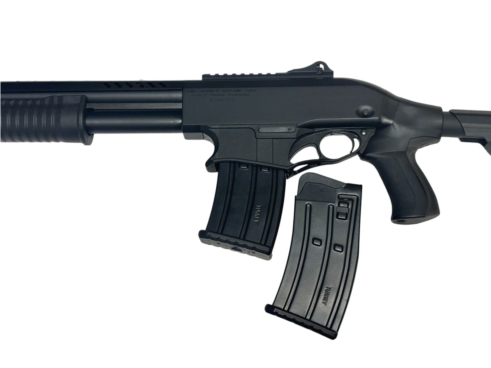 Excellent RIA VRPA40 12 GA. Pump Action Tactical Magazine Fed Shotgun - 12