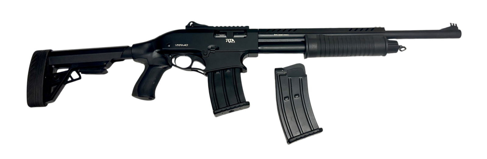 Excellent RIA VRPA40 12 GA. Pump Action Tactical Magazine Fed Shotgun (1 of 13)