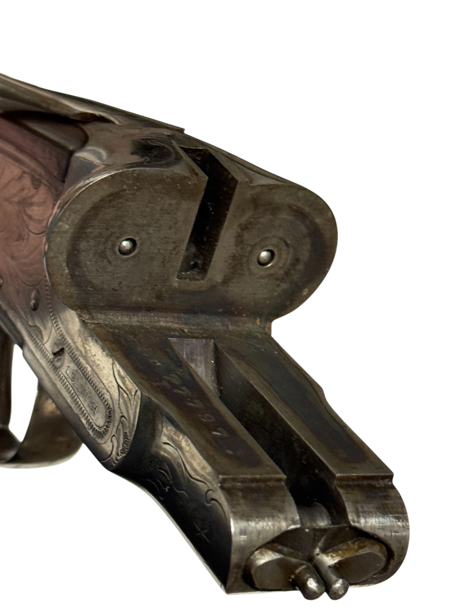 1940s LC Smith Ideal Grade Featherweight 12 GA. SxS Double Barrel Hammerless Shotgun in Case - 13