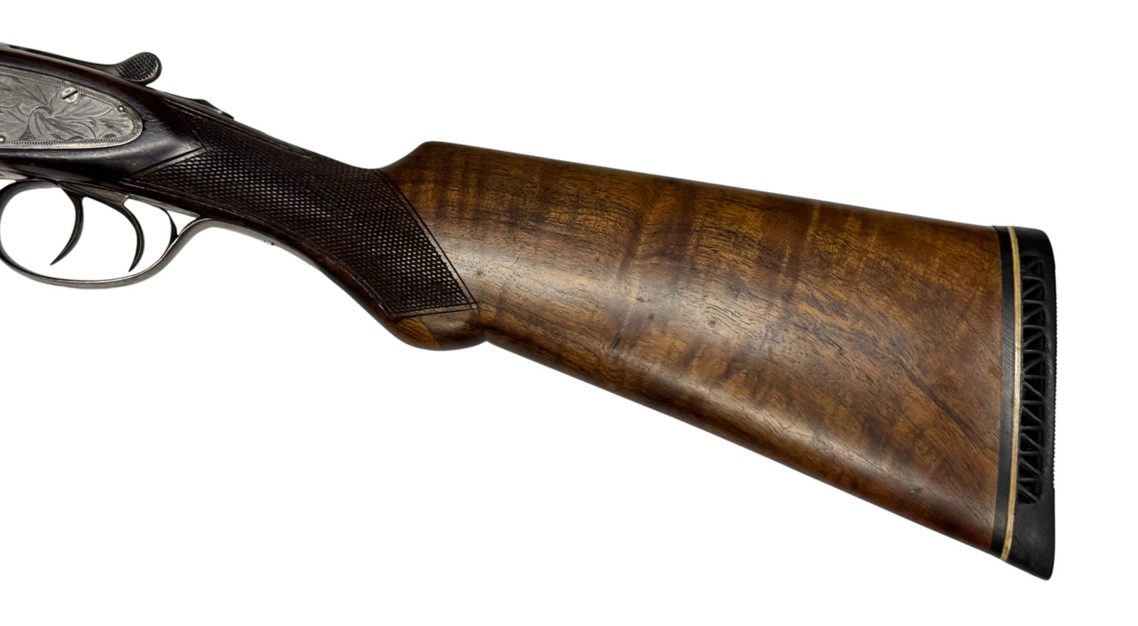 1940s LC Smith Ideal Grade Featherweight 12 GA. SxS Double Barrel Hammerless Shotgun in Case - 16