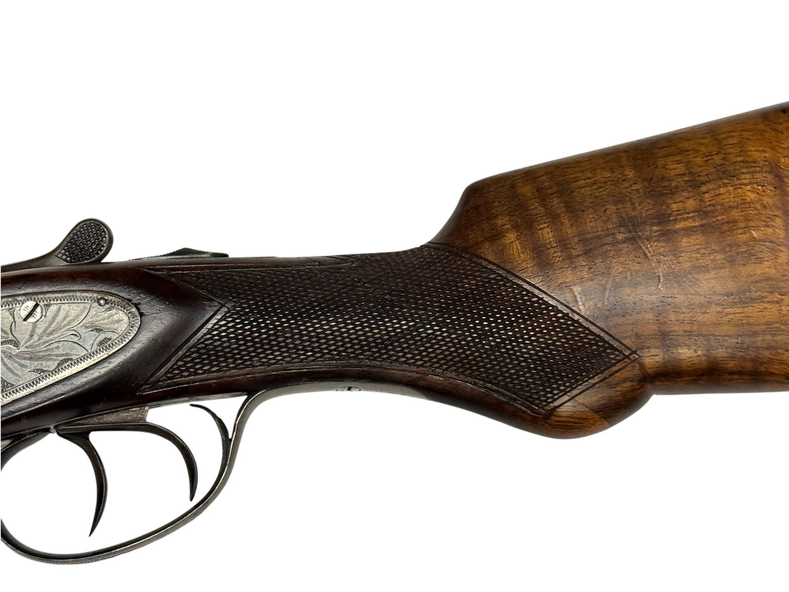 1940s LC Smith Ideal Grade Featherweight 12 GA. SxS Double Barrel Hammerless Shotgun in Case - 17