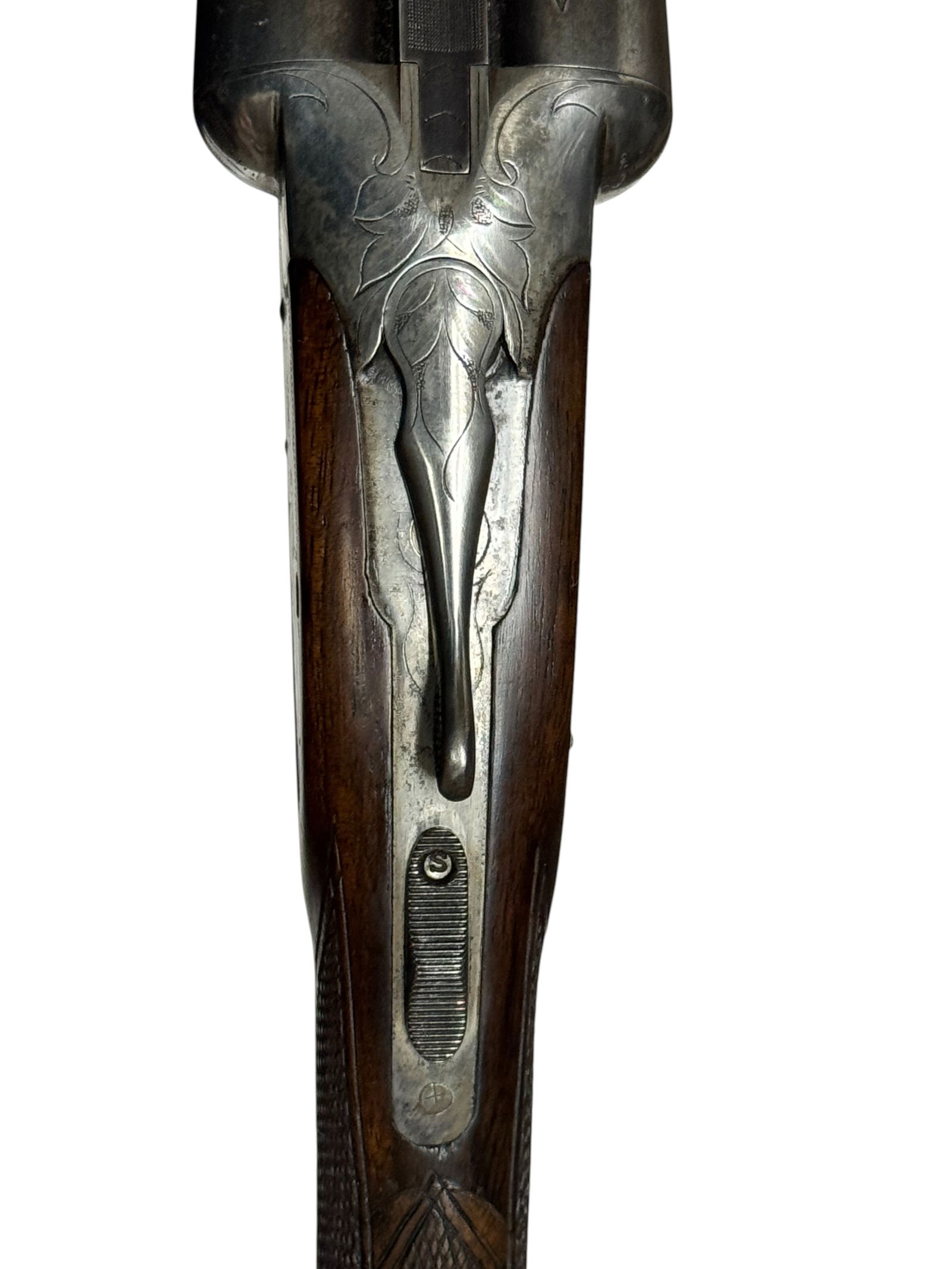 1940s LC Smith Ideal Grade Featherweight 12 GA. SxS Double Barrel Hammerless Shotgun in Case - 6