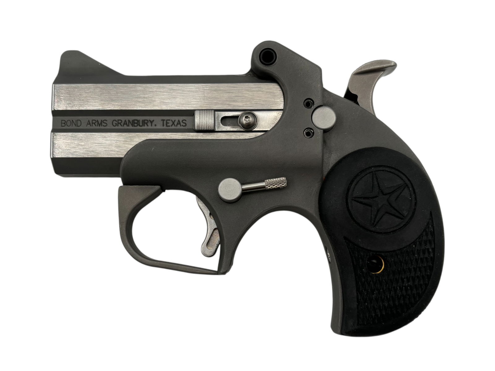 NIB Bond Arms Rough N' Rowdy .45 COLT/.410 GA. Stainless Steel Derringer - 2