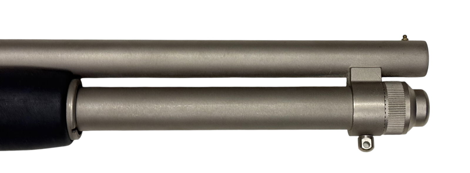 Mossberg Model 500 Mariner Nickel 12 GA. Pump Action Shotgun with Pistol Grip - 10