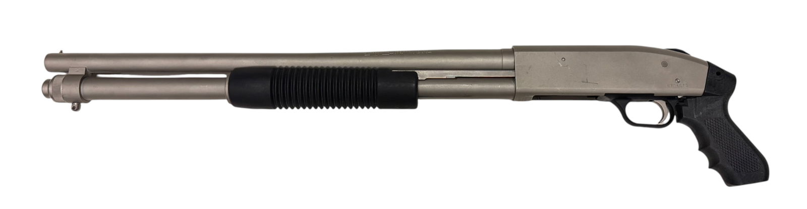 Mossberg Model 500 Mariner Nickel 12 GA. Pump Action Shotgun with Pistol Grip (1 of 13)