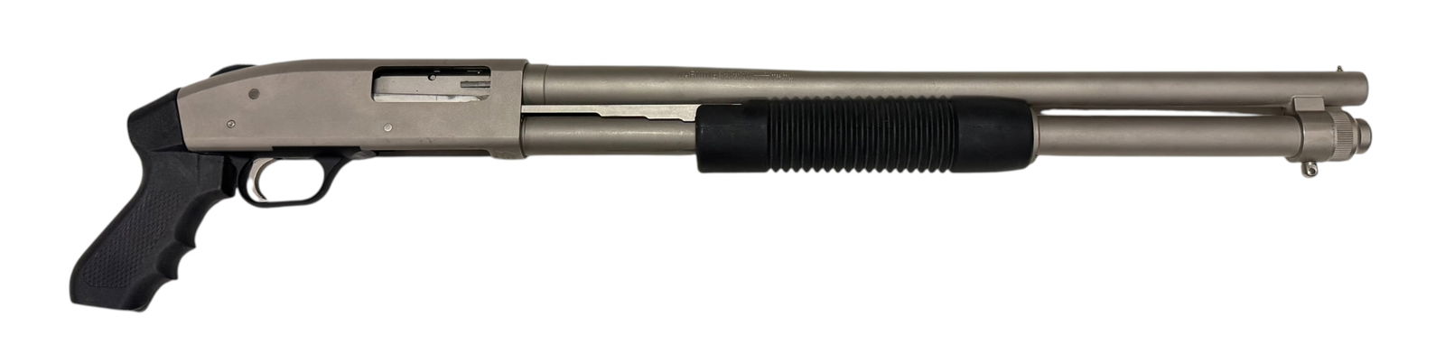 Mossberg Model 500 Mariner Nickel 12 GA. Pump Action Shotgun with Pistol Grip - 2