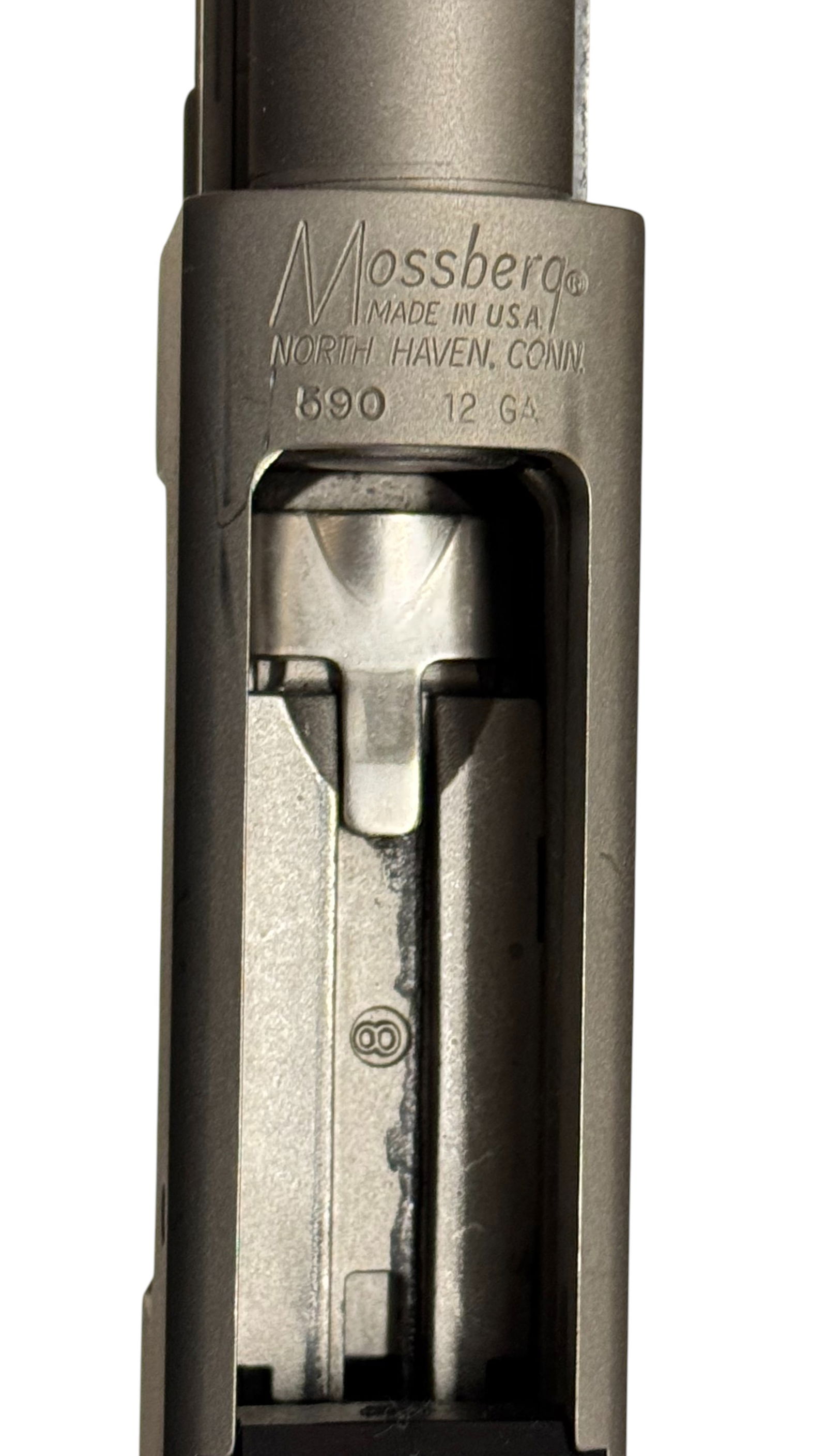 Mossberg Model 500 Mariner Nickel 12 GA. Pump Action Shotgun with Pistol Grip - 4