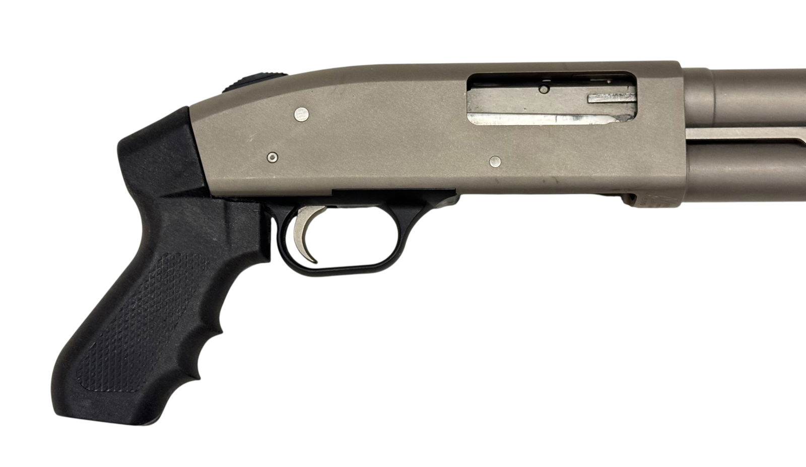 Mossberg Model 500 Mariner Nickel 12 GA. Pump Action Shotgun with Pistol Grip - 8