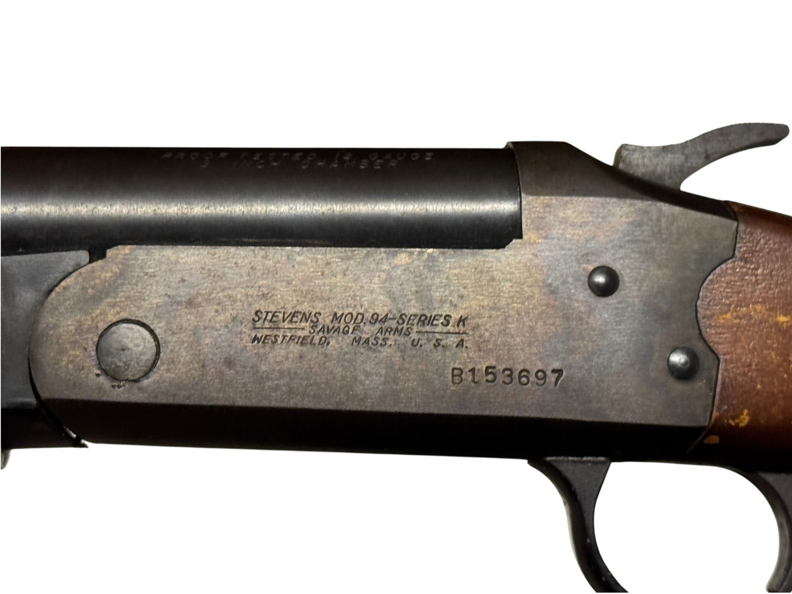 Stevens Model 94 12 GA. Single-Shot 18" Thumper Shotgun with Ejector - 3