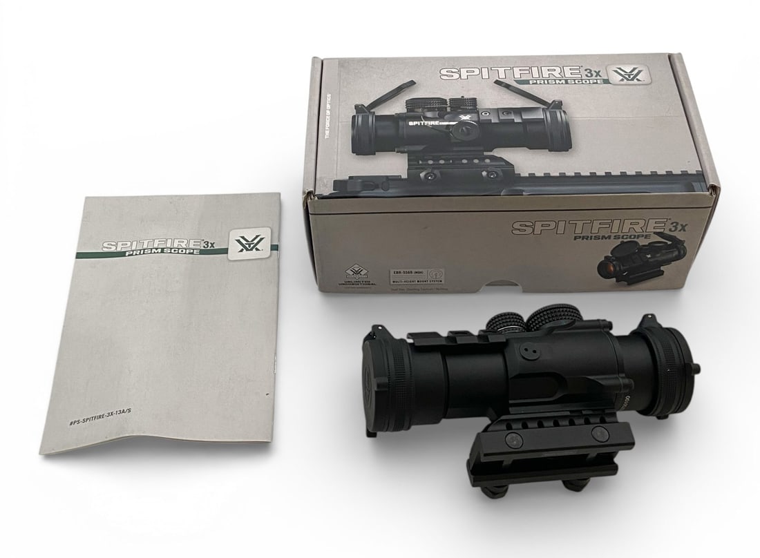 NIB Vortex Spitfire 3x Prism Scope: SPR-1303 | New in Box | Works | EBR-556B (MOA) reticle 