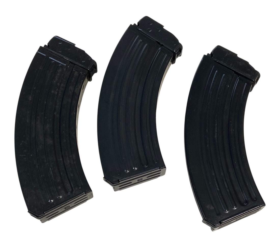3 Original Czech CZ Vz58 AK-47 (30rd) Magazines: See photos 