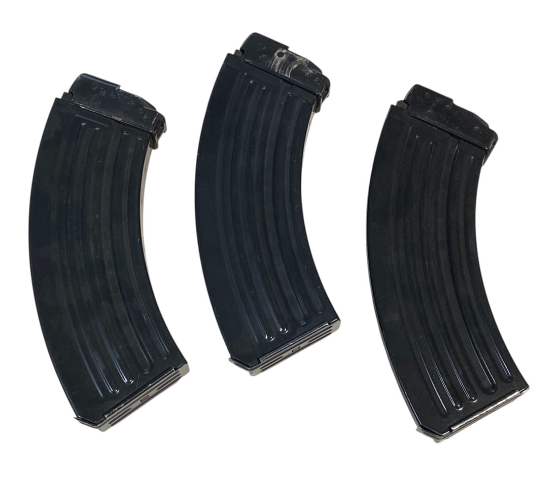 3 Original Czech CZ Vz58 AK-47 (30rd) Magazines: See photos 