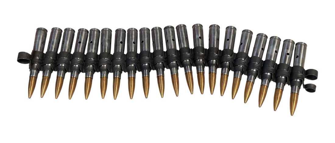 US WWII Collectible Steel Dummy Ball Cartridges: Headstamp: F A 4 