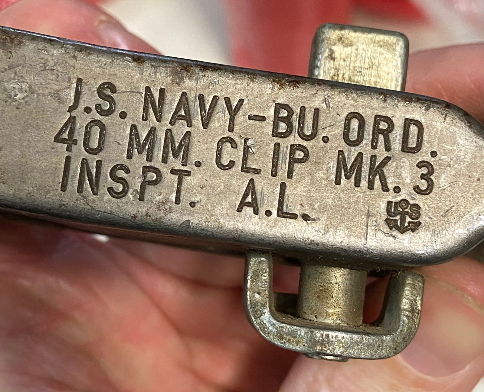 Collectible US Navy Mk3, Mk4, and Mk5 40mm Bofors Clips - 3