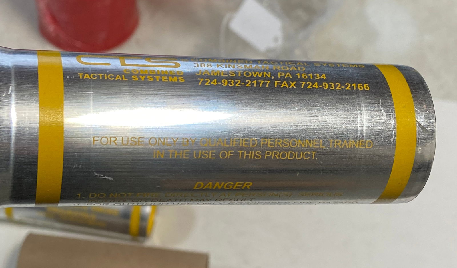 (2) New CTS #3211 37/38mm White Smoke Projectile - 4