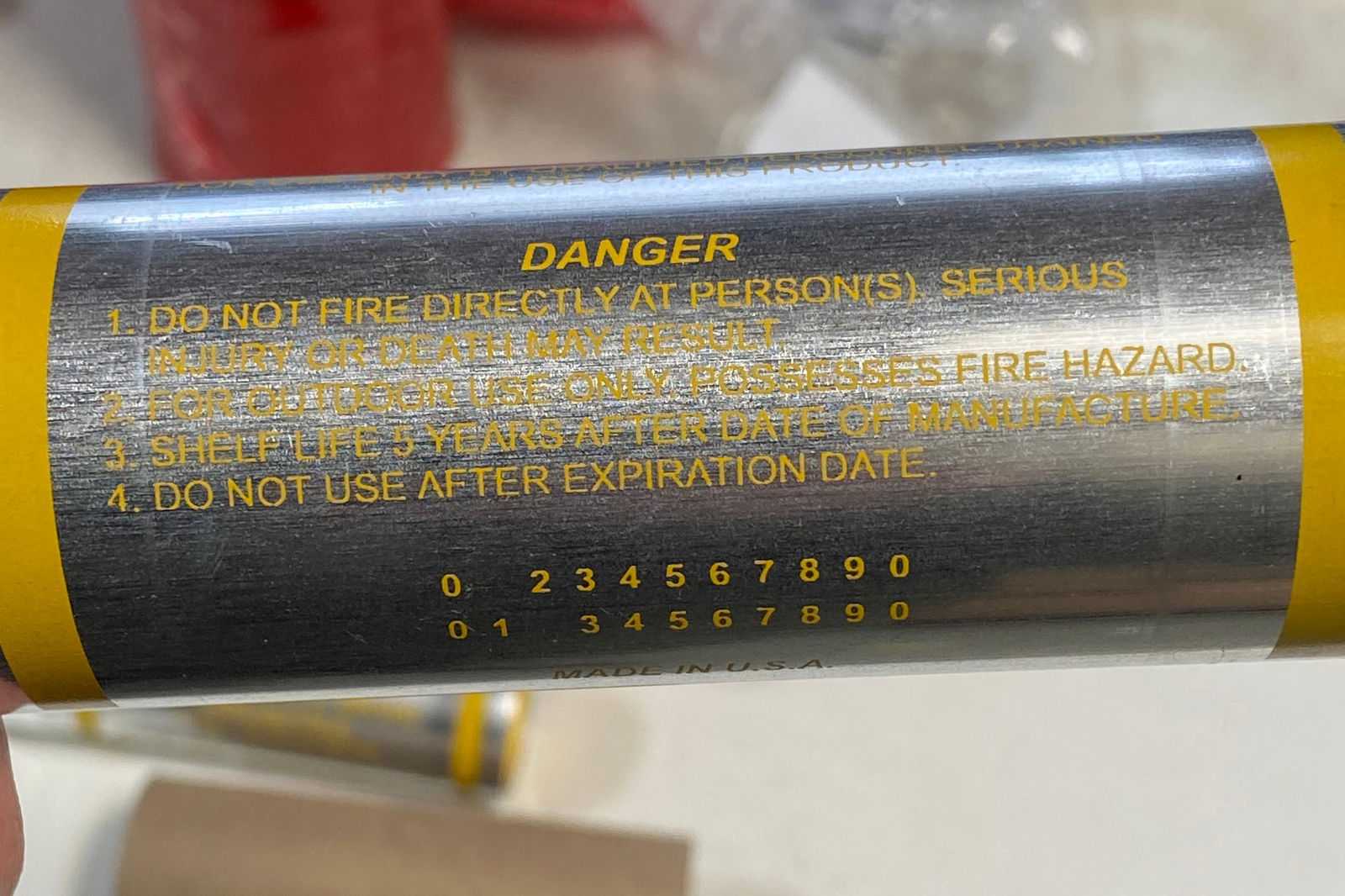 (2) New CTS #3211 37/38mm White Smoke Projectile - 5