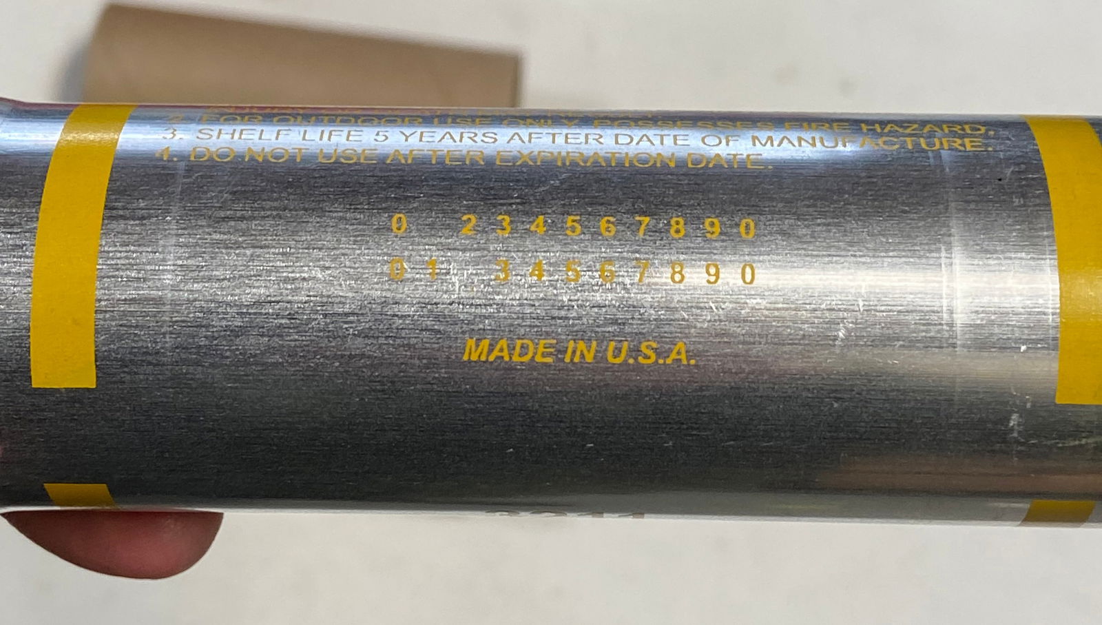 (2) New CTS #3211 37/38mm White Smoke Projectile - 6