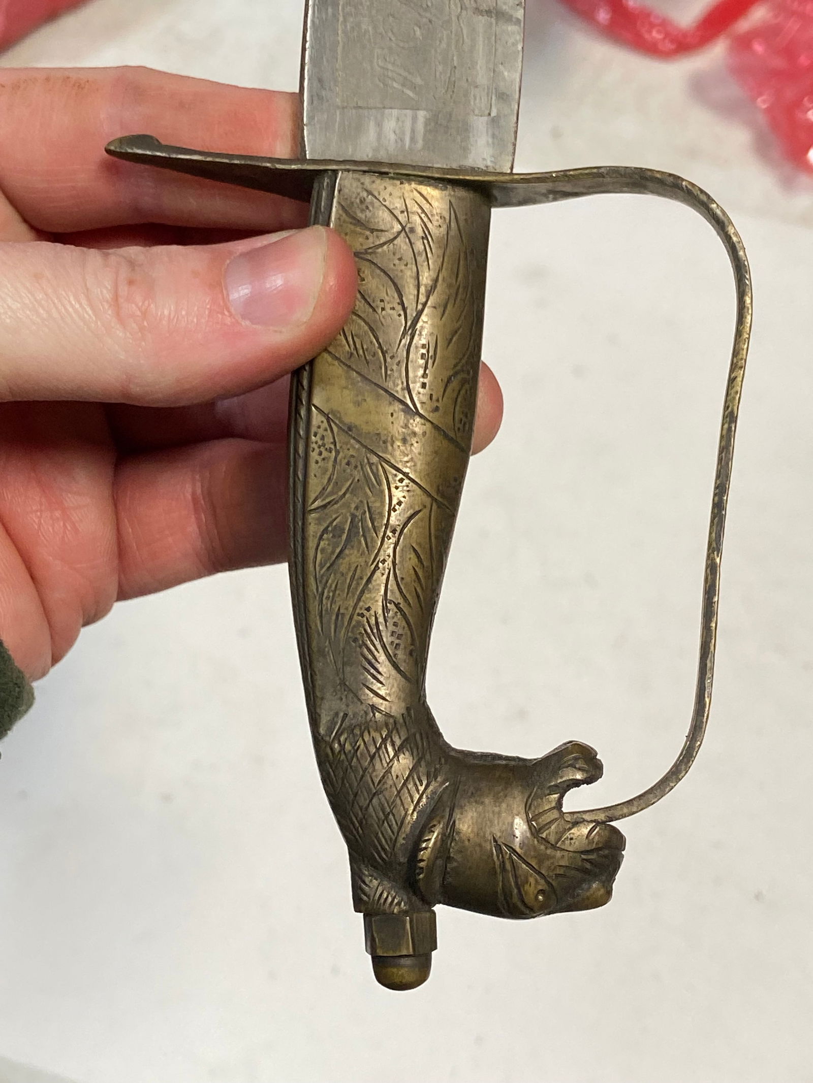 Vintage Antique Curved Indian IEC/352 Knife - 3