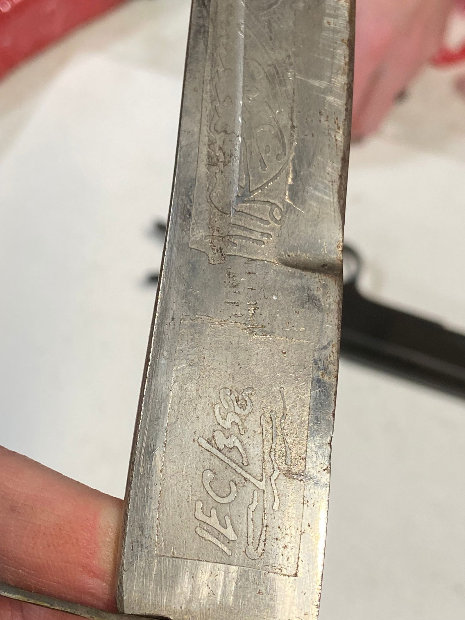 Vintage Antique Curved Indian IEC/352 Knife - 4