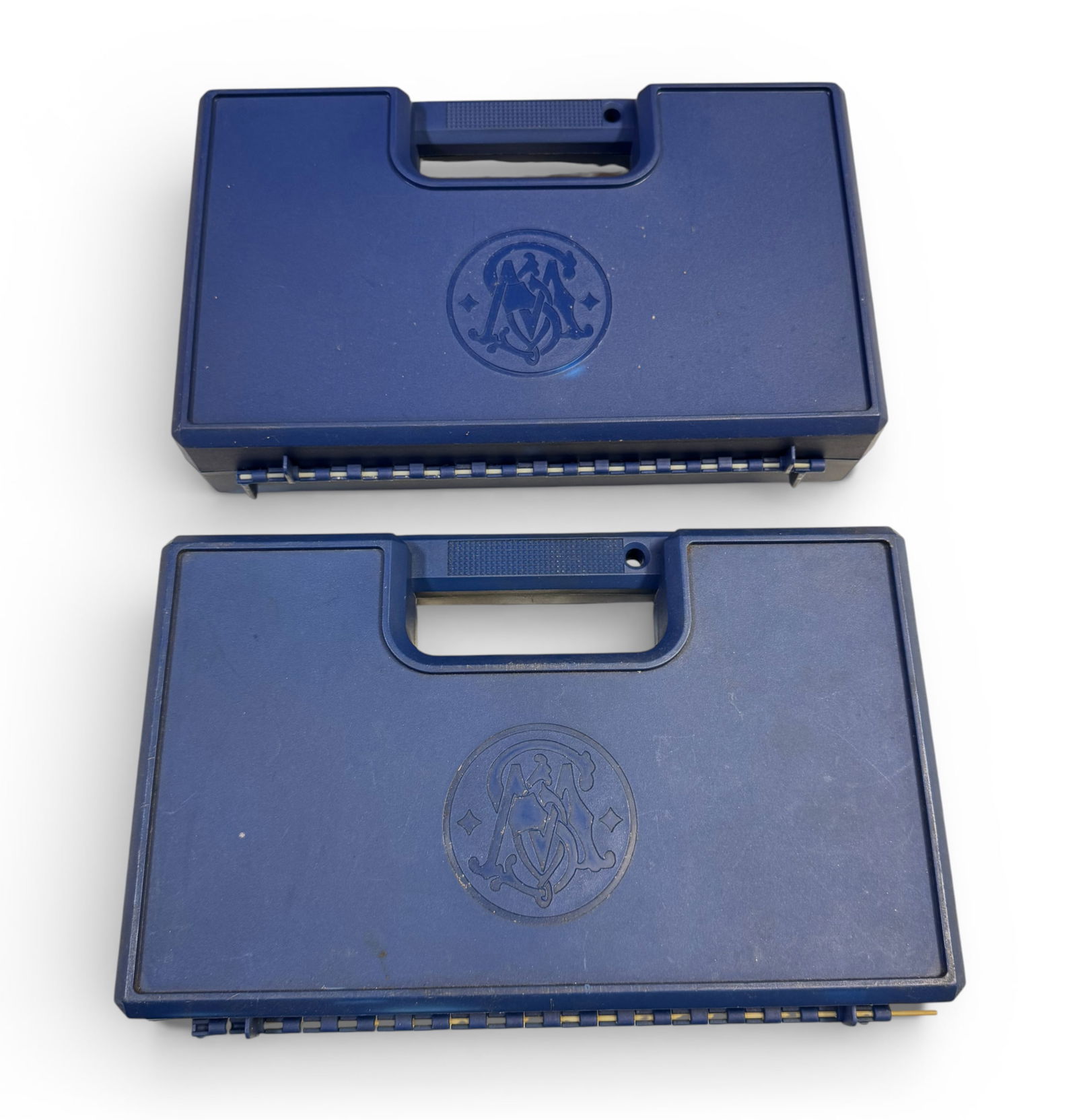 (2) Factory Vintage Smith & Wesson Hard Cases: See Photos 