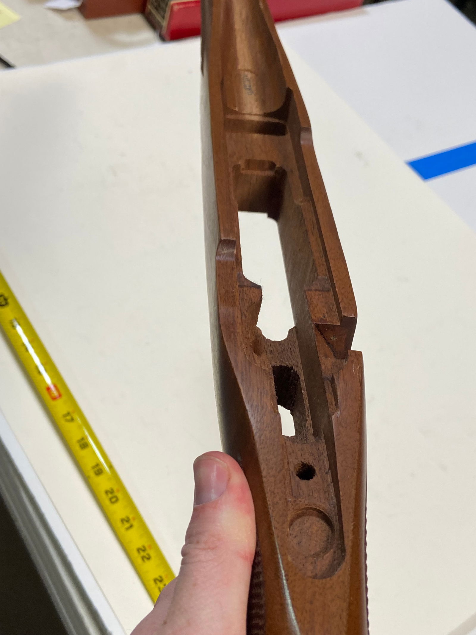 Ruger M77 Wood Checkered Stock - 9