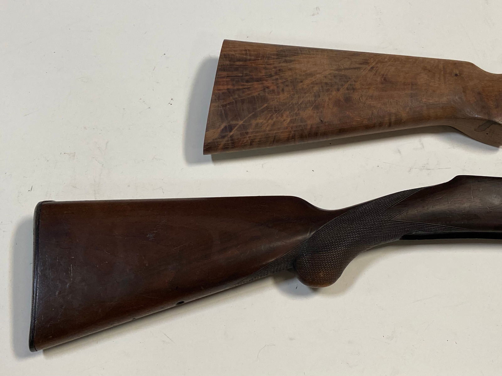 (2) Wooden Gun Stocks - WWI Rifle & Shotgun - 2