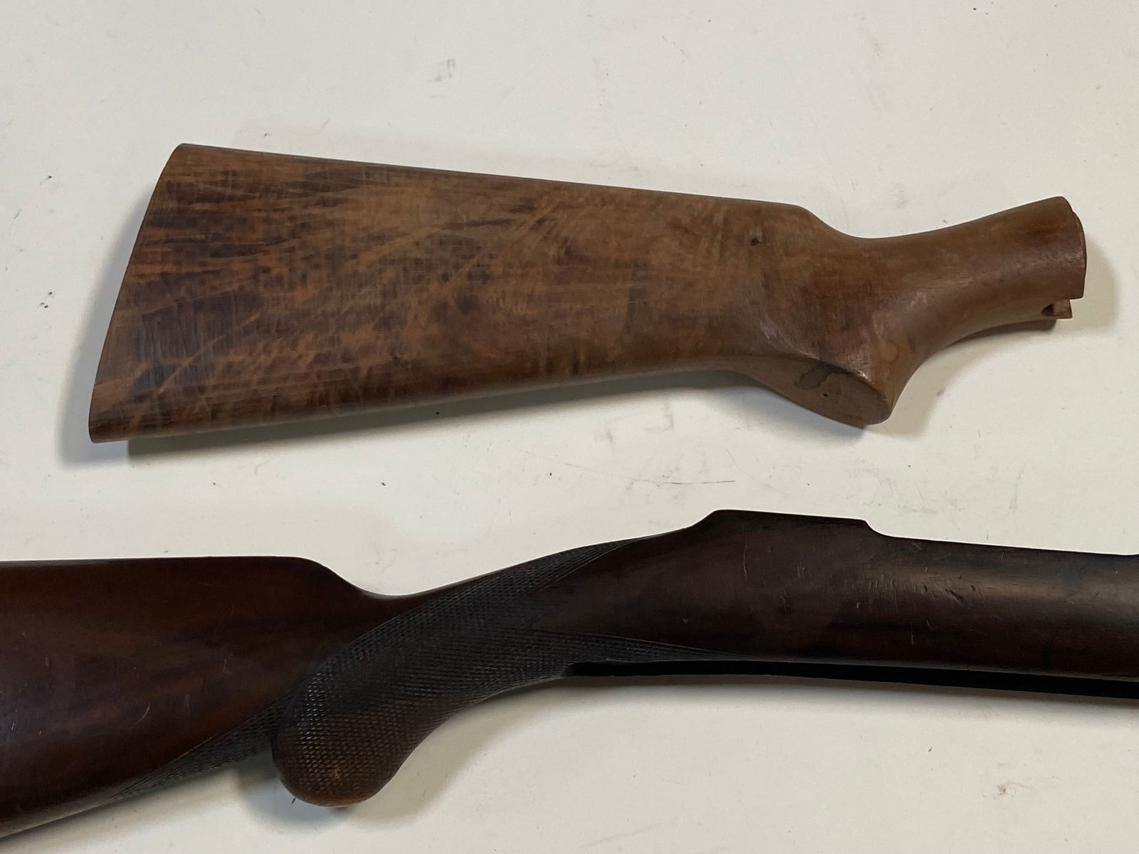 (2) Wooden Gun Stocks - WWI Rifle & Shotgun - 3
