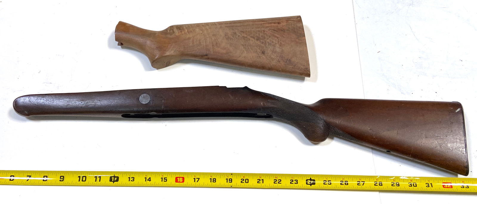 (2) Wooden Gun Stocks - WWI Rifle & Shotgun - 5