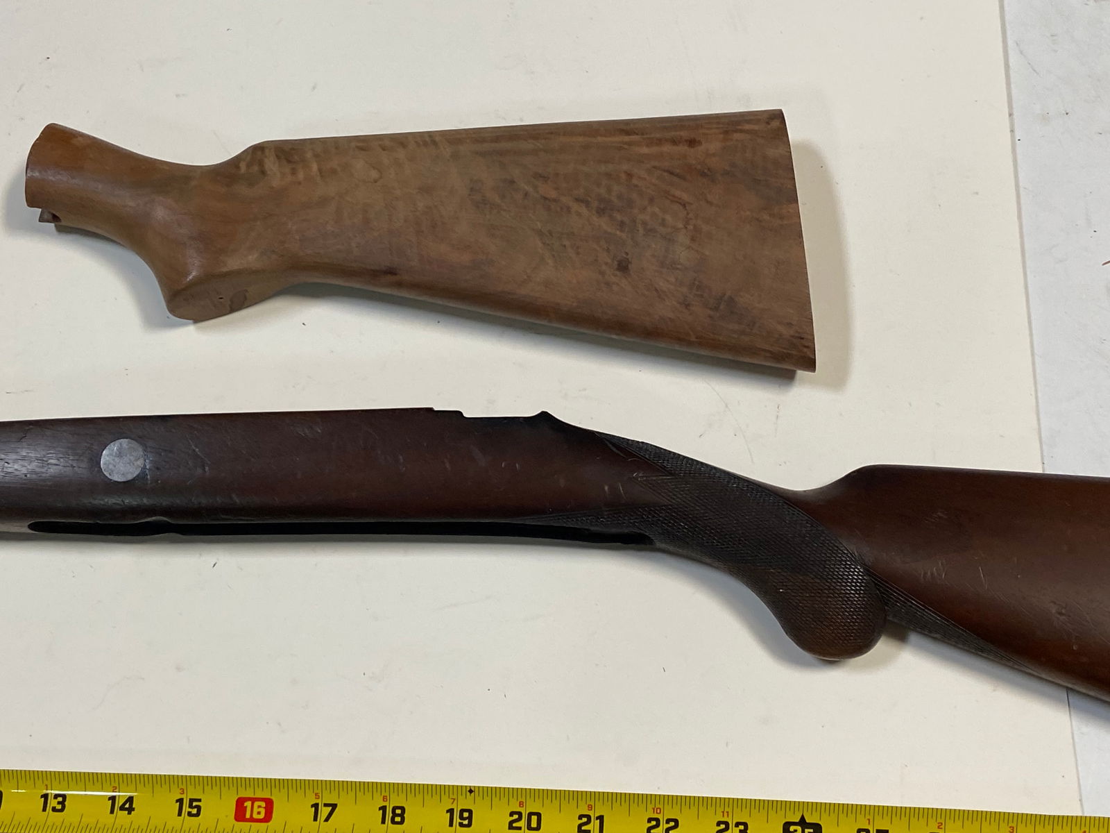 (2) Wooden Gun Stocks - WWI Rifle & Shotgun - 7