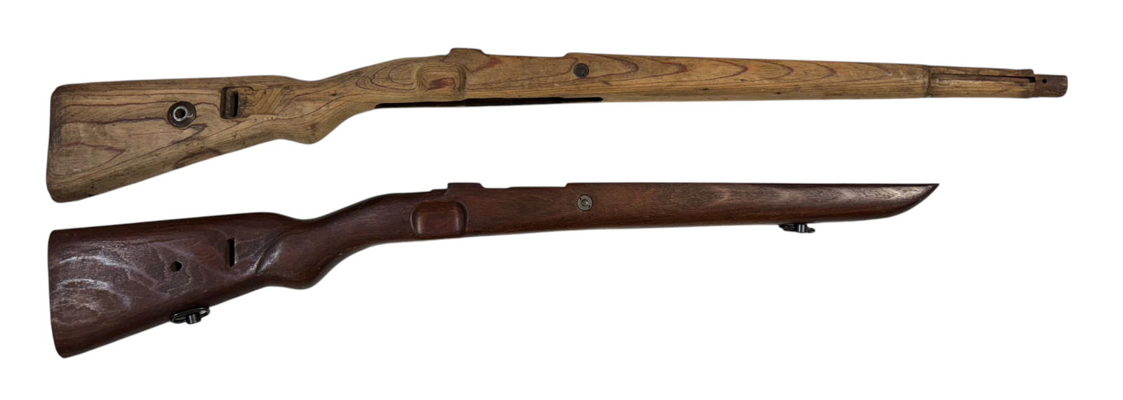 (2) K98/Model 98 Stocks: (1) sporterized and (1) unfinished 