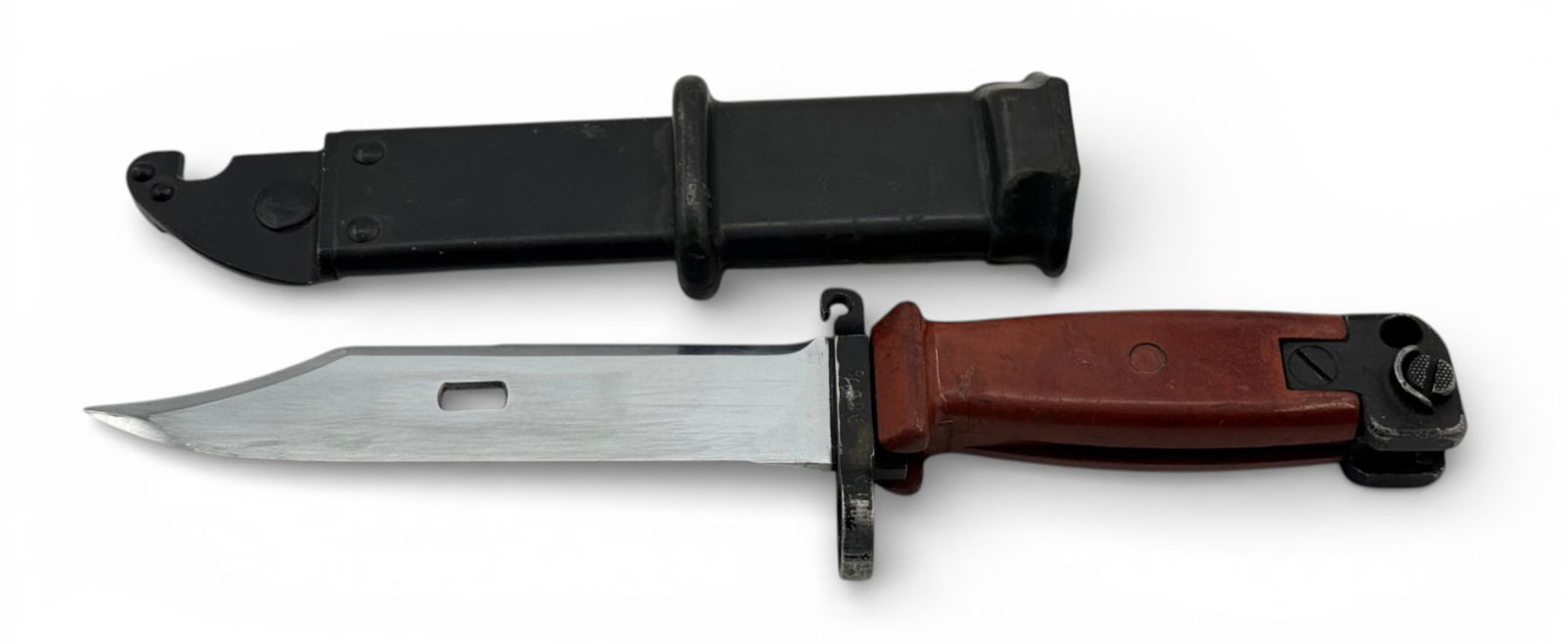 Matching Polish AKM Type 2 AK-47 Bayonet: Serial numbers are matching in an interesting way, see photos. Excellent condition. 