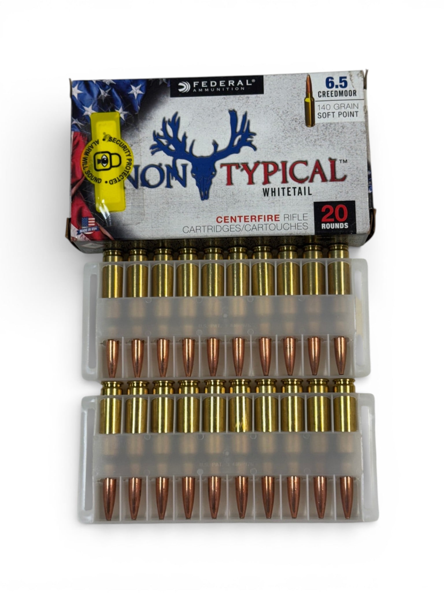 NIB 20rds. of 6.5 CREEDMOOR 140gr. SP Federal Non Typical Whitetail Ammunition: 1 New Box of 20 rounds premium hunting ammunition 