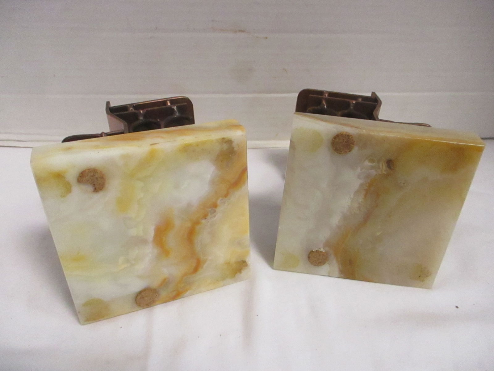 Pair of Curtis Jere Student Desk Sculptures with Marble Bases - 7