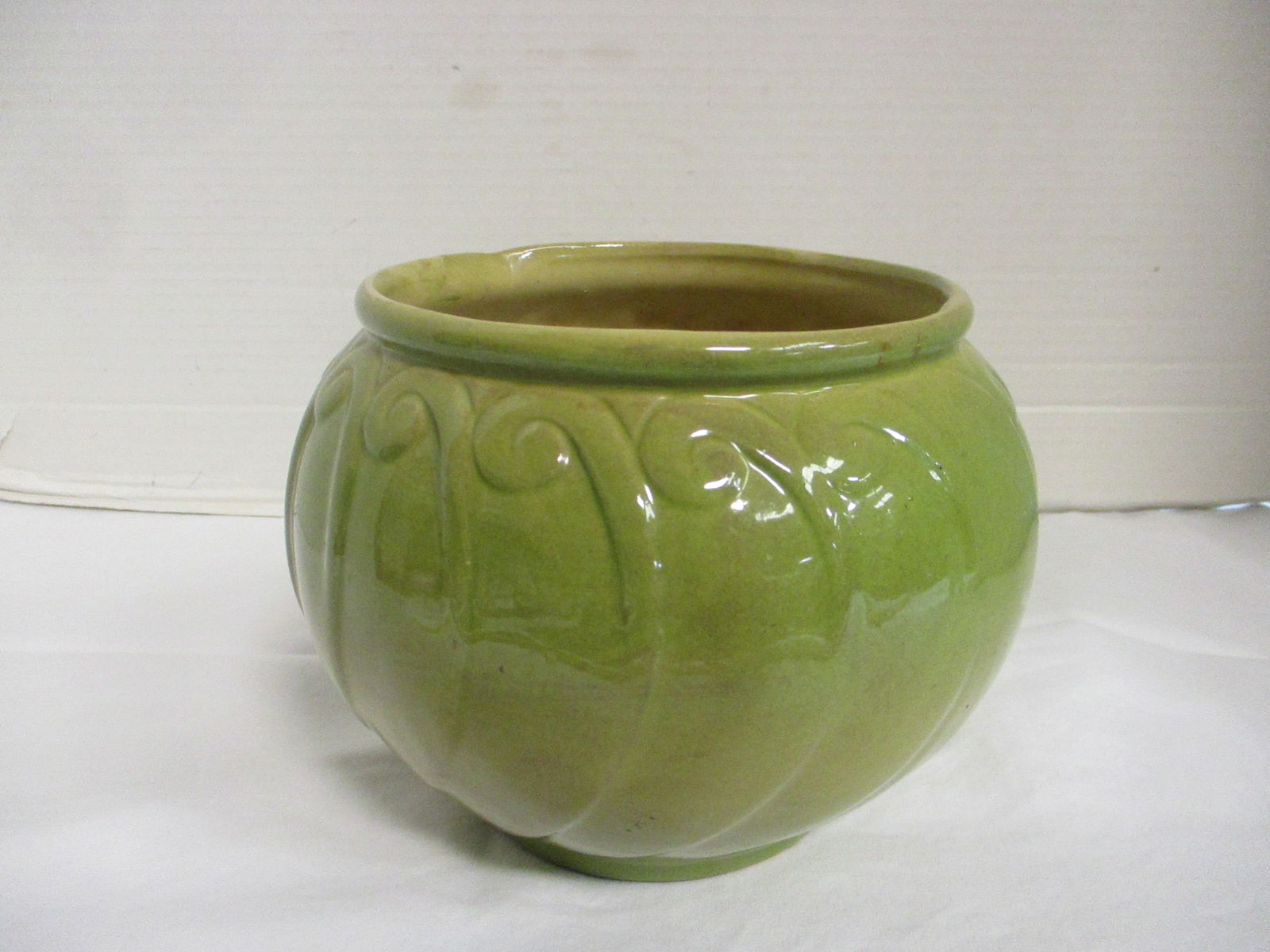 USA Pottery Glazed Vase/Bowl (1 of 6)