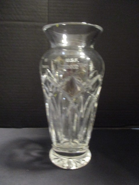 Waterford Crystal Inscribed Trophy Vase (1 of 6)