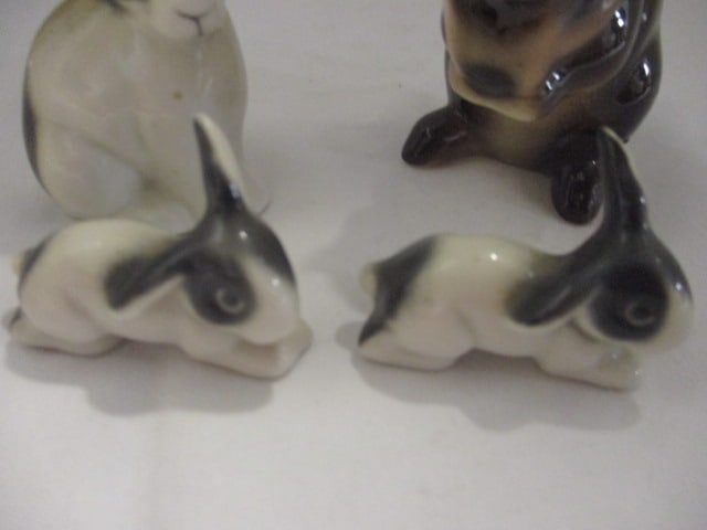 Four Goebel Porcelain Rabbit Figures - 2