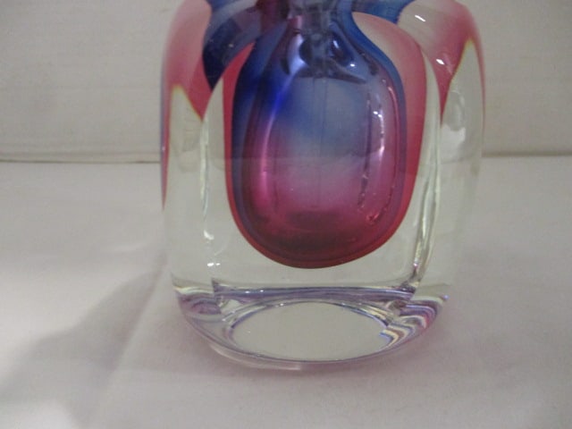 Colorful Art Glass Perfume Bottle - 3