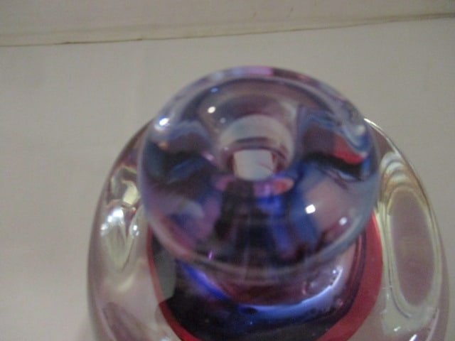 Colorful Art Glass Perfume Bottle - 5