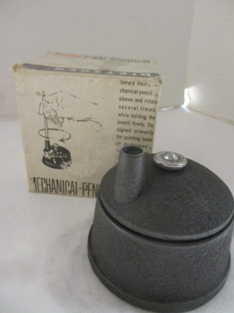 Vintage Fountain Ink Pens, Pencils, Ink Bottle and Drafting Mechanical Pencil Pointer - 7
